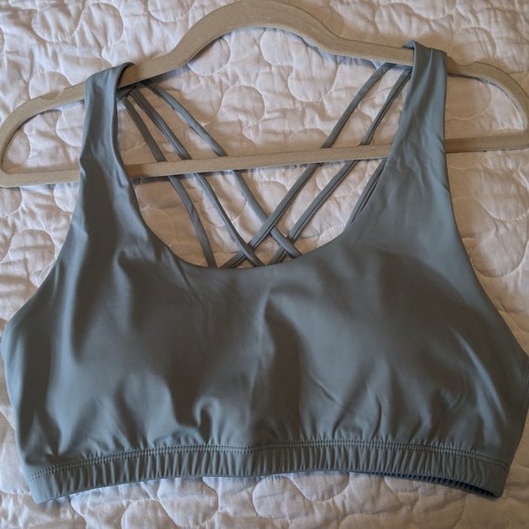 Blue double down bra - Picture 1 of 2